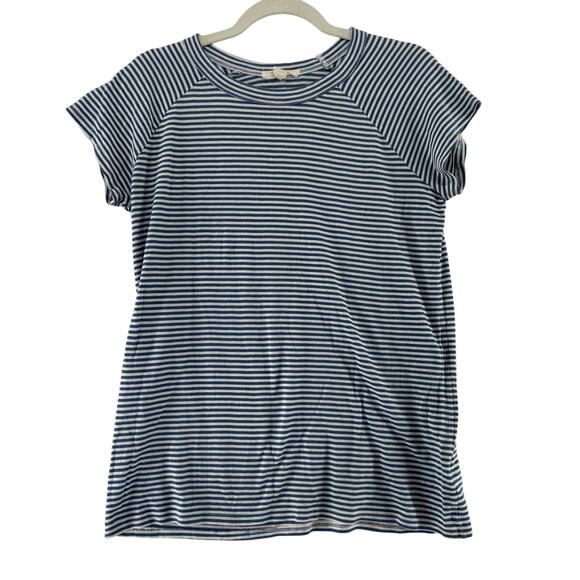 Nili Lotan Lana Striped Tee Top Size Medium - Picture 1 of 6